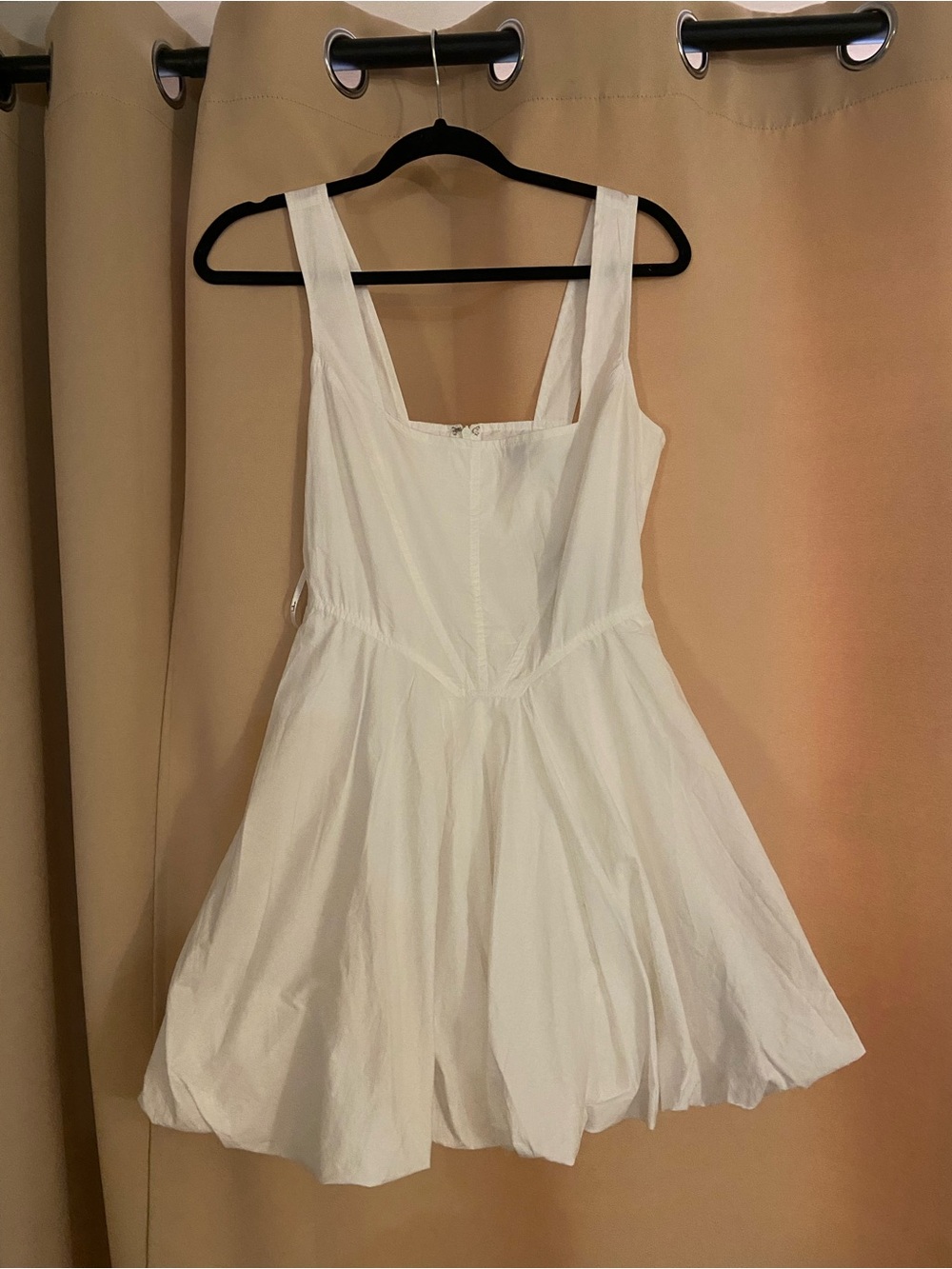 Lulu's White Sleeveless Fit-and-Flare Mini Dress